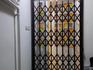 درب آکاردئونی ، حفاظ در ، جوشکاری