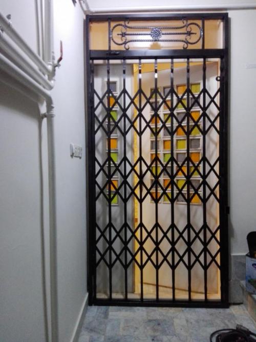 درب آکاردئونی ، حفاظ در ، جوشکاری