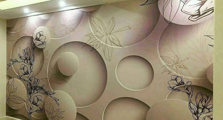 فروش ویژه و نصب کاغذ دیواری-پوستر ۳ بعدی